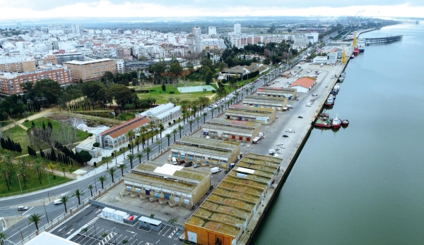 $!Vista actual del Muelle de Levante del Puerto de Huelva, cuyas naves obsoletas serán demolidas.