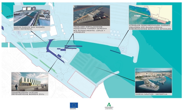$!Los proyectos Puerto-Ciudad impulsados por el Puerto de Málaga permitirán la modernización de la ciudad que lo rodea.
