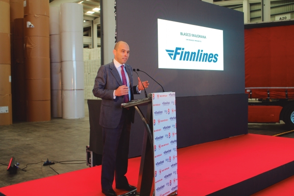 $!Blasco Majorana, responsable de las líneas del Mar del Norte y España de Finnlines. Foto J.P.