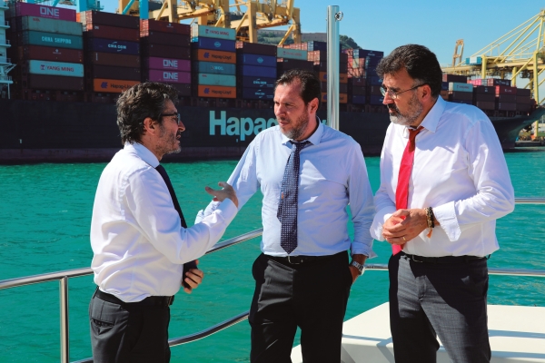 $!Visita del ministro Puente el 9 de julio de 2024 al Puerto de Barcelona.