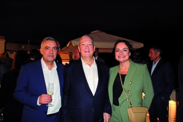 $!Salvador Richart (Asociación de Agentes Consignatarios de Barcelona); Jordi Trius y Eva Gómez (MSC).