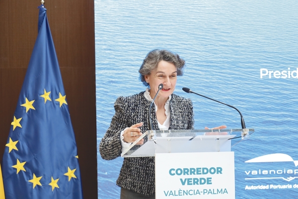 $!Mar Chao, presidenta de la Autoridad Portuaria de Valencia. Foto R. T.