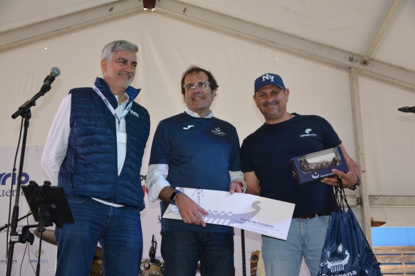 $!Uno de los momentos más emocionantes fue el sorteo de premios por cortesía de Erhardt Mediterráneo, Boluda Corporación Marítima y la Autoridad Portuaria de Cartagena.