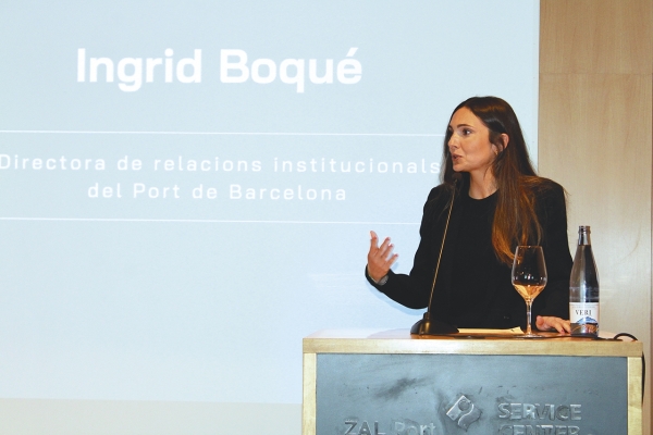 $!Íngrid Boqué, directora de Relaciones Institucionales de Port de Barcelona. Foto M.V.