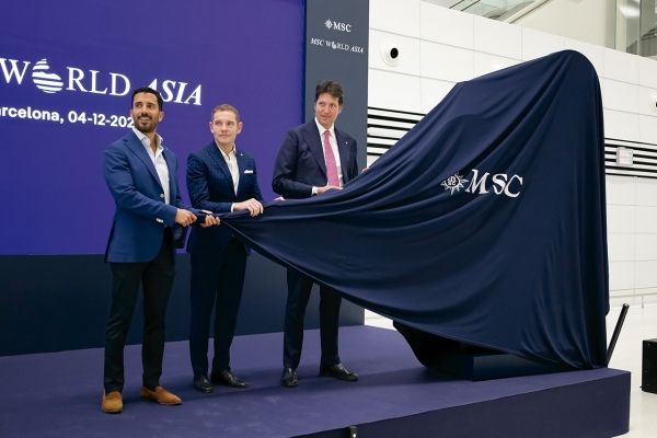 $!Empieza la cuenta atrás para la llegada del “MSC World Asia” a Barcelona