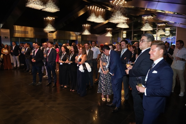 $!El evento contó con la presencia de representantes de HMM, Grupo Sea &amp; Ports y de las comunidades portuarias y logísticas de Valencia, Barcelona o Algeciras. Foto R. T.