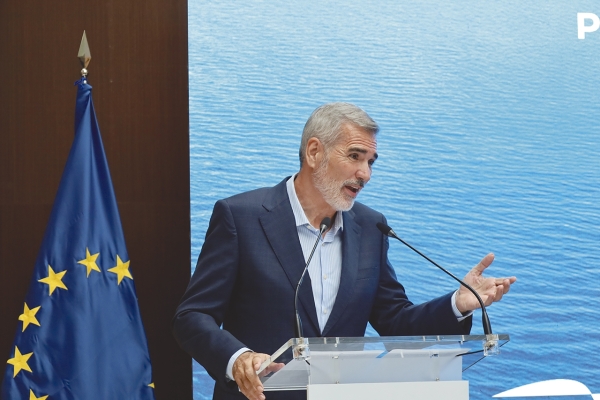 $!Adolfo Utor, presidente de Baleària. Foto R. T.