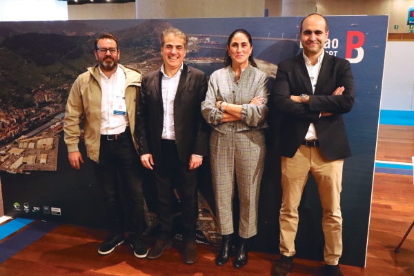 $!Desde la izquierda: Jorge Segura, Miguel Marín, Elvira Gallego y Gorka Egurrola, de CSP Spain. Foto J.P.