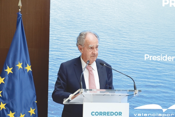 $!Javier Sanz, presidente de la Autoridad Portuaria de Baleares. Foto R. T.
