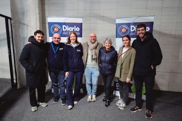 $!El equipo de Grupo Diario presente en el torneo: Jaume Mas, Fernando Vitoria, Carmen Mateo, Juan Carlos Sarmentero, Mavi Guirao, Helena Travé y Marc Vergés.
