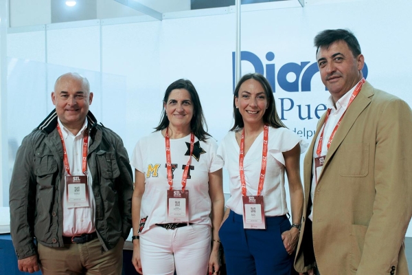 $!Asetrabi y ivl. Karmelo Egiarte y Sonia García (Asetrabi), Iratxe García (IVL) y Arturo Fuica (Asetrabi)