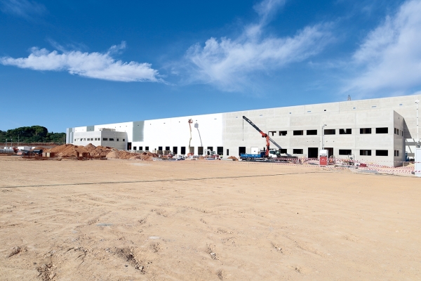 $!Estado actual de las obras del futuro parque logístico. Foto R. T.