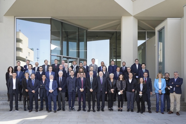 $!Imagen de la reunión del presidente de Puertos del Estado, Álvaro Rodríguez Dapena, con la Comunidad Portuaria de Tarragona.