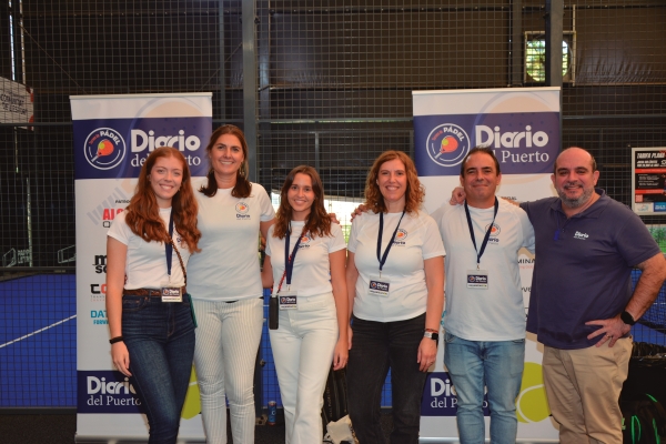 $!El equipo de Grupo Diario presente en el torneo: Carmen Mateo, Eva Monrós, Helena Travé, Loli Dolz, Juan Carlos Palau y Fernando Vitoria.