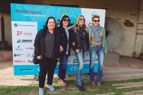 $!Eulàlia Arana, EVGE; Lydia Díaz, CTM; Mónica Quintana; y Carla Salvadó, Port de Barcelona. Foto J.M.