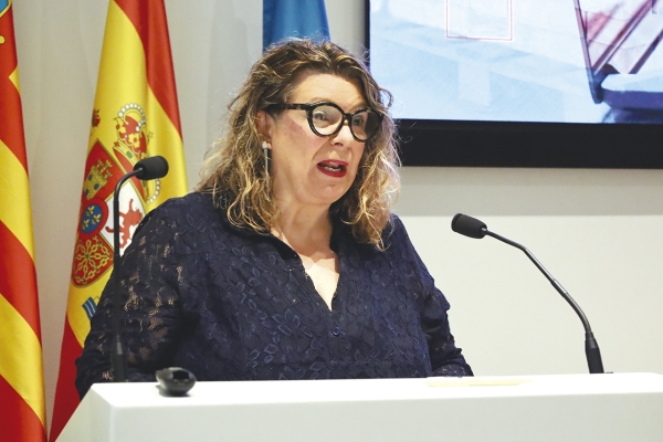 $!Rosa Sanchidrián, rectora de la Universidad Europea de Valencia. Foto: R. T.