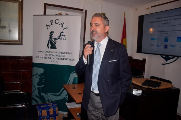$!Juan Cascallar, presidente de APCAI. Foto M.J.