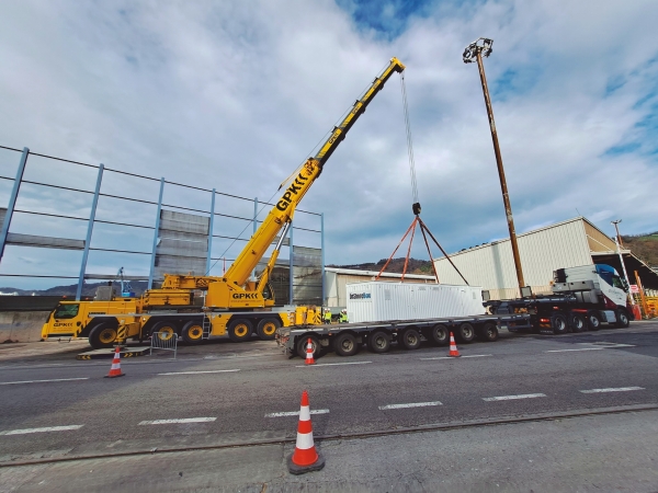 $!Con el equipamiento ya en manos del puerto y la red eléctrica adaptada, el proyecto OPS entra en su tramo final.