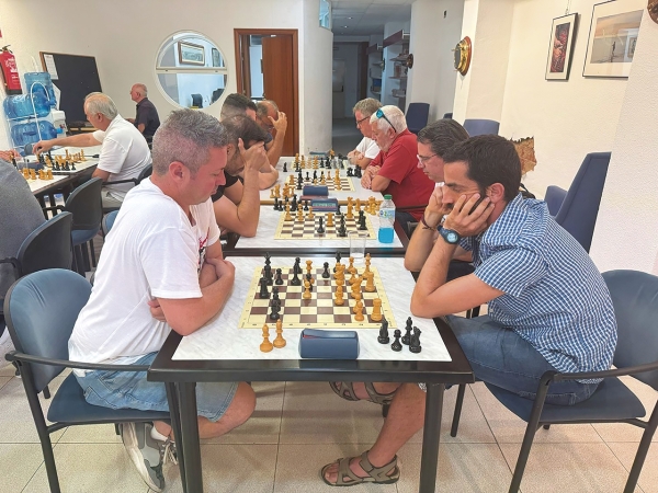 $!Un momento del Torneo de Ajedrez por equipos celebrado la pasada semana.