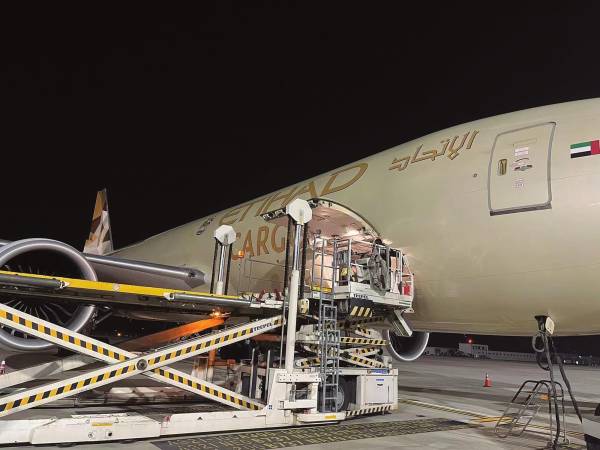 $!Etihad Cargo es la división logística de Etihad Aviation Group, la aerolínea nacional de EAU con base en Abu Dhabi, fundada en 2004.