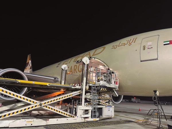 $!Etihad Cargo es la división logística de Etihad Aviation Group, la aerolínea nacional de EAU con base en Abu Dhabi, fundada en 2004.