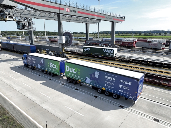 $!El consorcio del que forma parte Sesé espera que se pueda implementar el uso de duotráilers en las operaciones habituales en Alemania.