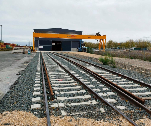 $!Las actuaciones en la terminal intermodal de Jundiz la convertirán en una instalación interoperable, competitiva, de alta capacidad y digitalizada.pp