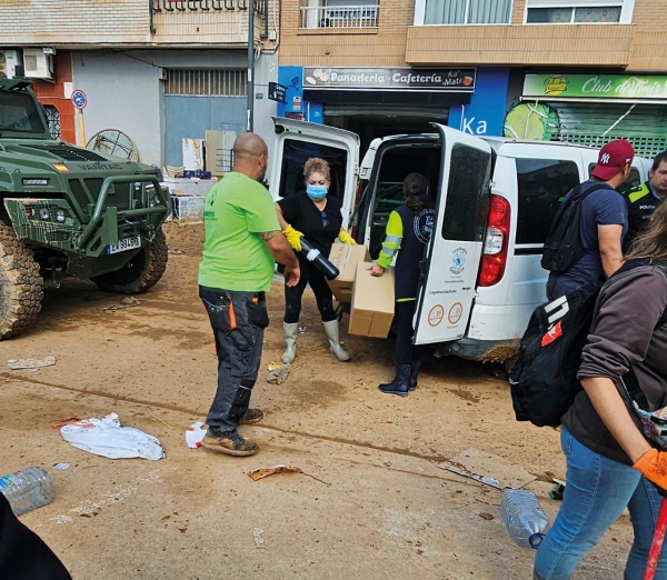 $!Coordinadora Solidaria Valencia movilizó todos los recursos a su alcance para ayudar a los afectados por la DANA.