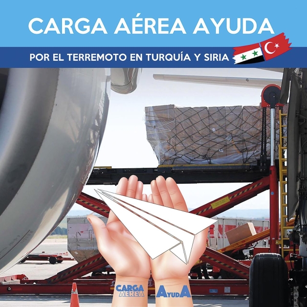 $!El sector de la carga aérea se vuelca con las víctimas del terremoto de Turquía.