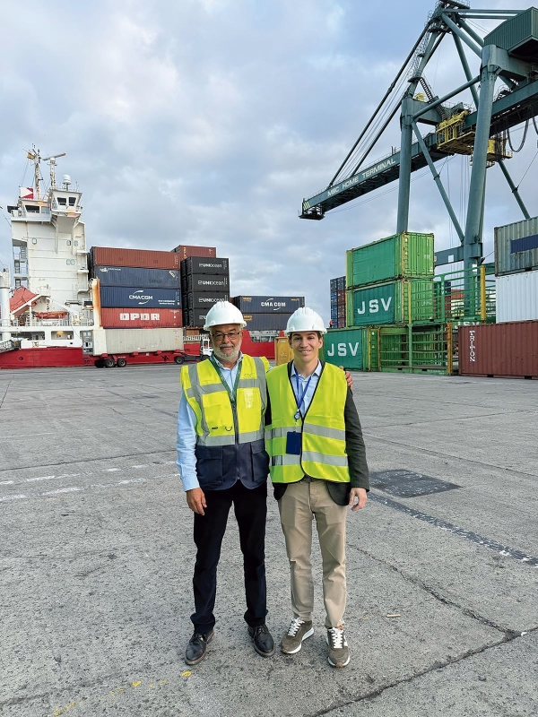 $!Francisco Naranjo, CEO de Gesport Atlantic; y José Romeu, CEO de Rome Shipping Division.