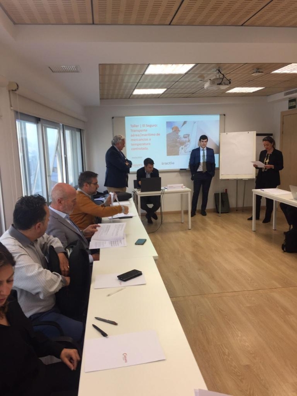 $!Los asistentes en la jornada de logística de la Cámara de Comercio de Valencia.