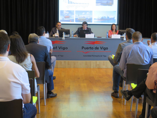 El Puerto de Vigo muestra su oferta de servicios y ventajas competitivas al colectivo transitario