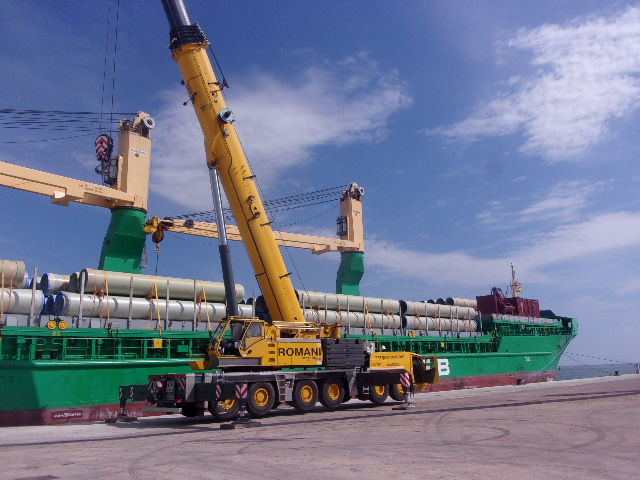 Gefco transporta 12.000 toneladas de tuber&iacute;as a&nbsp;Costa de Marfil