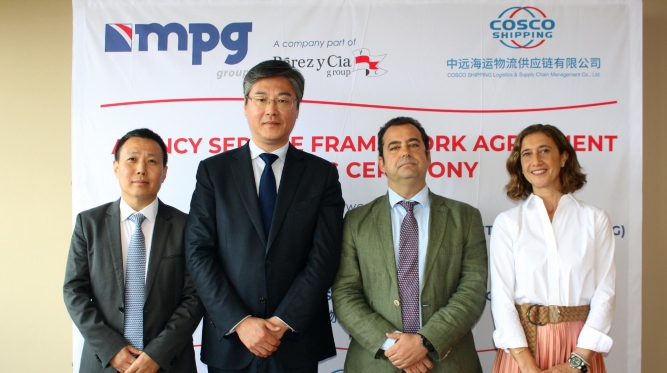 MPG y COSCO Shipping Logistics firman un acuerdo estratégico para ...