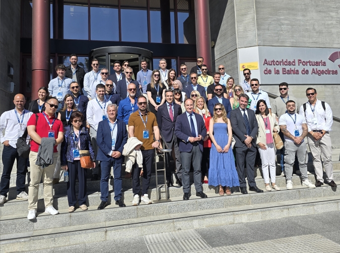 Clientes de TVS SCS Andalucía visitan el Puerto de Algeciras para conocer sus infraestructuras clave