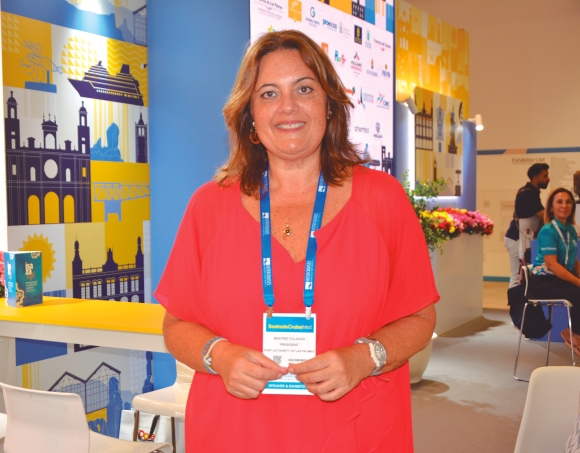 Beatriz Calzada, presidenta de la Autoridad Portuaria de Las Palmas. Foto J.C.P.