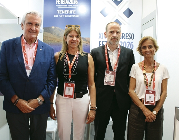 Víctor Martín, presidente de la Comisión Marítima de FETEIA-OLTRA; Blanca Guitart, directora de FETEIA-OLTRA, Carlos Castán, presidente de ACE; y Nuria Lacaci, directora general de ACE. Foto M.V.