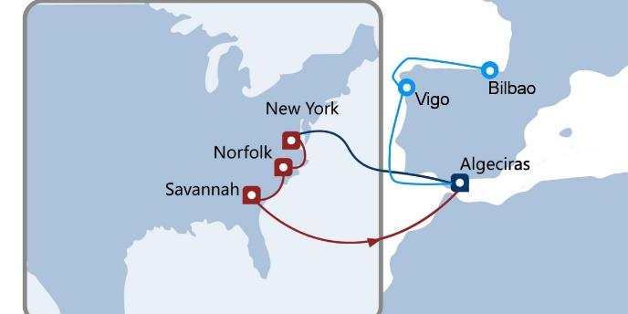 Vasco Shipping comercializa un nuevo servicio de COSCO a Estados Unidos