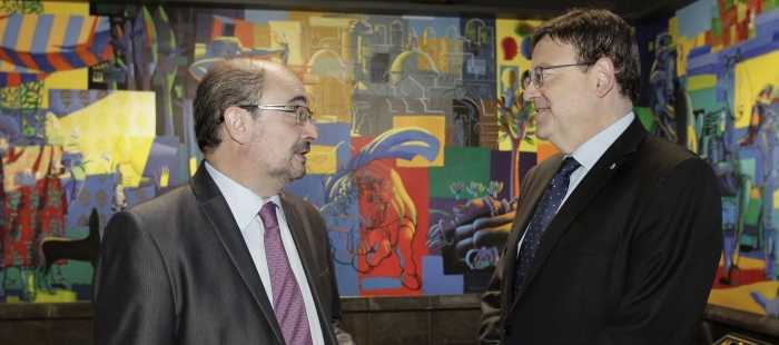 Arag&oacute;n y Valencia se al&iacute;an para reclamar mejoras en la conexi&oacute;n ferroviaria