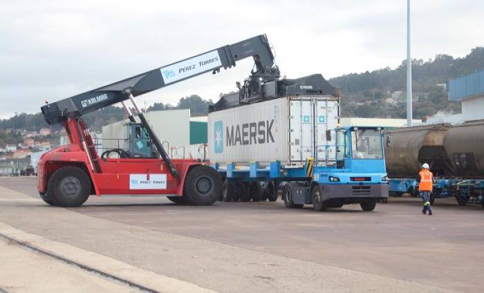 Maersk introduce un nuevo servicio ferroviario de carga en frío entre Algeciras y Marín.