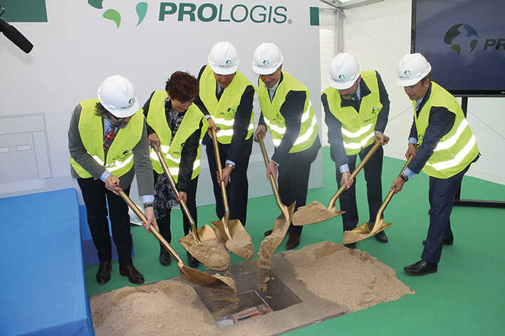 Prologis coloca en San Fernando la primera piedra de su proyecto log&iacute;stico m&aacute;s ambicioso