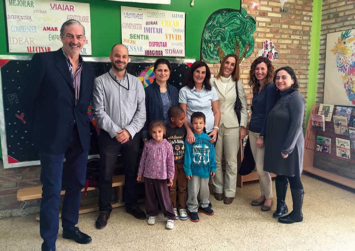 Aportem y Propeller Valencia visitan el Colegio Juan Manuel Montoya de La Punta
