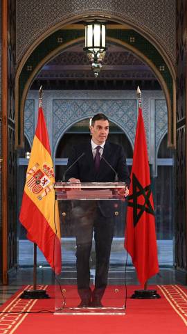 El presidente del Gobierno, Pedro Sánchez, ha visitado Marruecos.