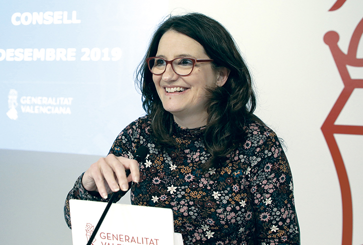 M&oacute;nica Oltra, vicepresidenta y portavoz del Consell.