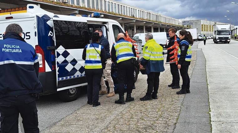 Ayer comenzó la formación para un segundo grupo de miembros de la policía portuaria.