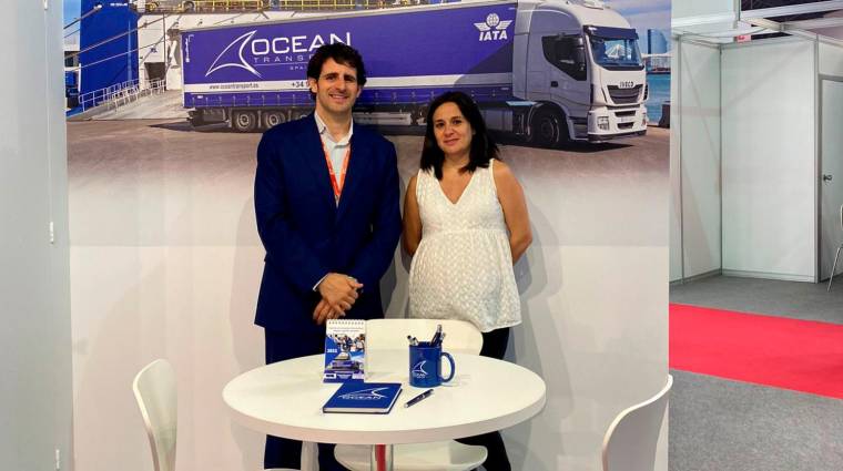 Jordi Escudero, director general, e Irene Gómez del Moral, gerente de Ocean Transport.