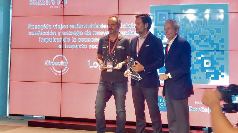 Logista gana el premio “Scaleups B2B” por el reciclaje de textil