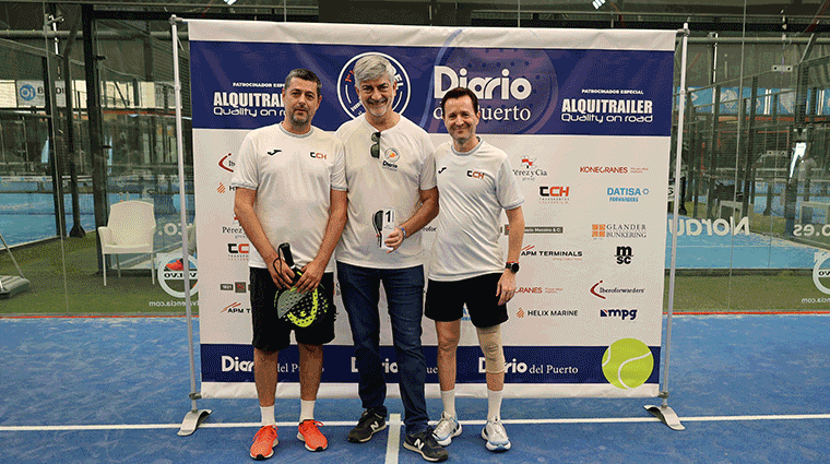 Diario del Puerto fusiona logística y deporte en un memorable y disputado Torneo de Pádel