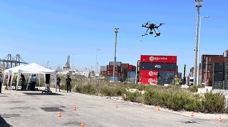 El Proyecto Imagine-B5G testa el uso de nuevas tecnologías para impulsar la seguridad portuaria