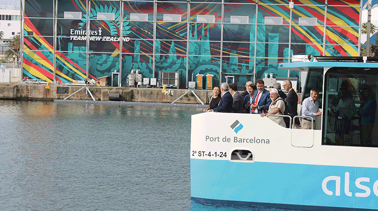 Port de Barcelona evitará la emisión de 180 toneladas de CO2 con el nuevo Bus Nàutic